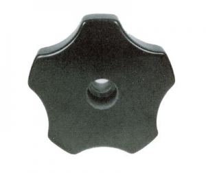 Volantino 5 lobi con bussola foro passante