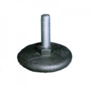 Piedino regolabile tipo basso (piatto) in politene (altezza filetto utile su richiesta)