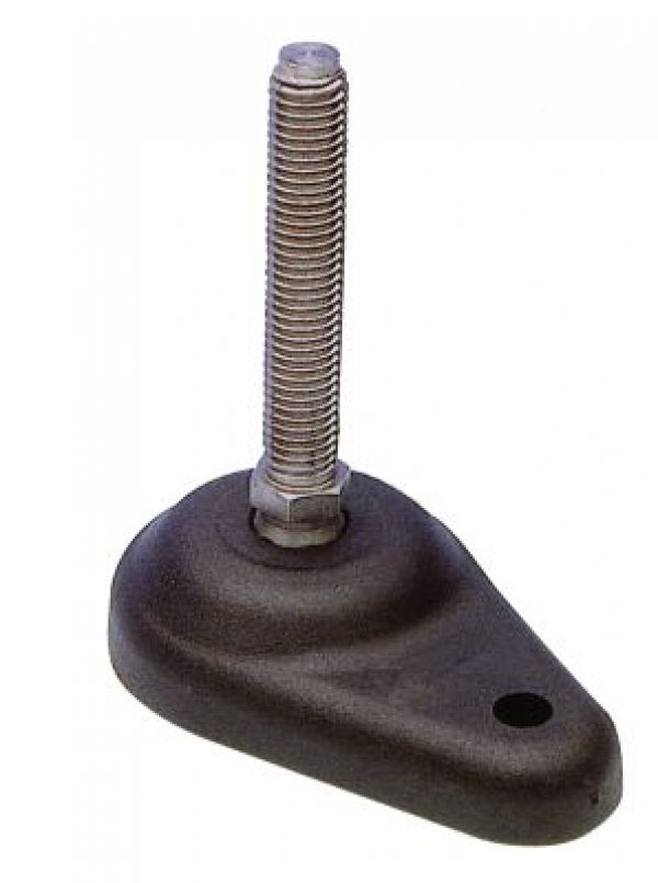 Piede snodato con 1 foro laterale tipo g1