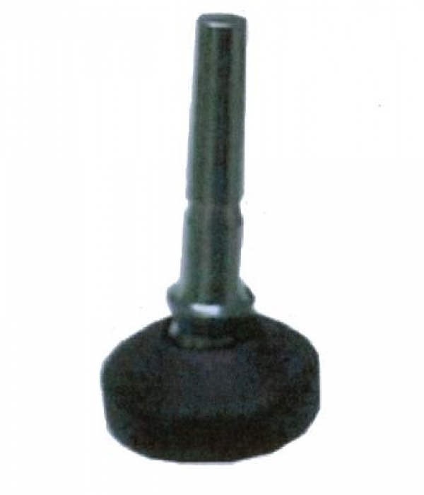 Piedino regolabile snodato d.24 (base perno) perno filettato