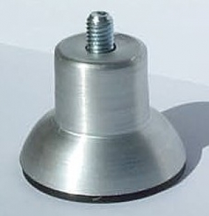 Piedini rivestiti con cappuccio in alluminio serie afx