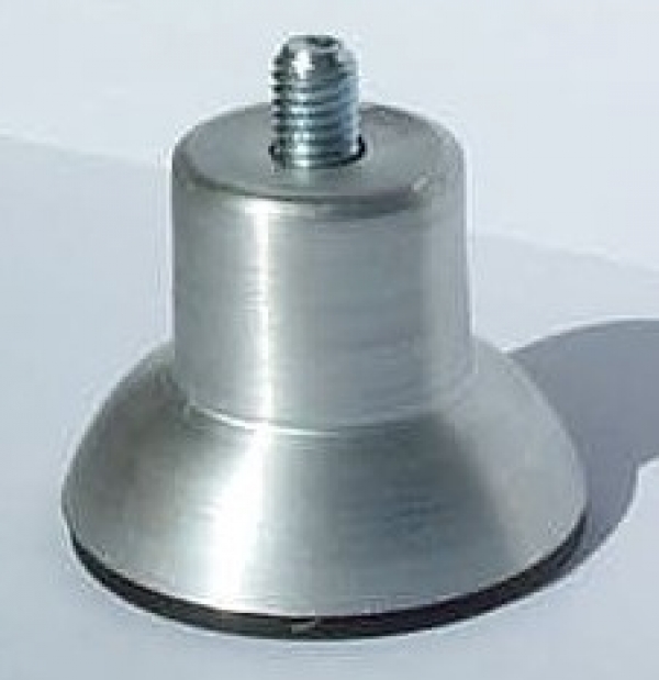 Piedini rivestiti con cappuccio in alluminio serie afx