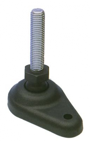 Piede snodato con 1 foro laterale tipo K1