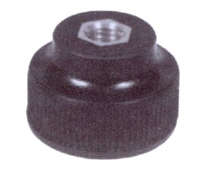 Volantino zigrinato bussola foro cieco filettato