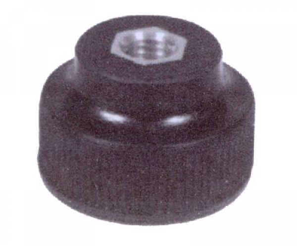 Volantino zigrinato bussola foro cieco filettato