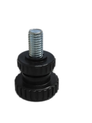 Piedino per bilancia con ghiera di livellamento