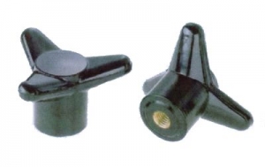 Volantino 3 punte con bussola ottone filettata