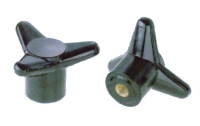 Volantino 3 punte con bussola ottone filettata