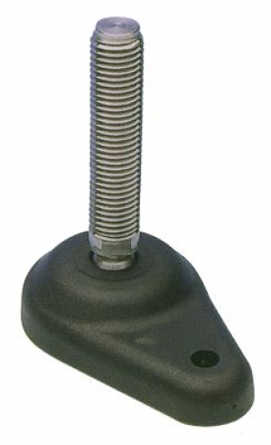 Piede snodato con 1 foro laterale tipo H1